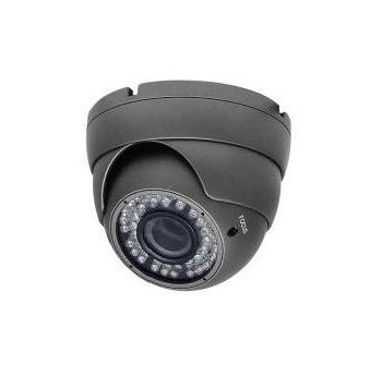Ikegami EE-VR42IR2812-G 1080p HD-AHD IR VF Color Turret Camera, 2.8-12mm, Gray