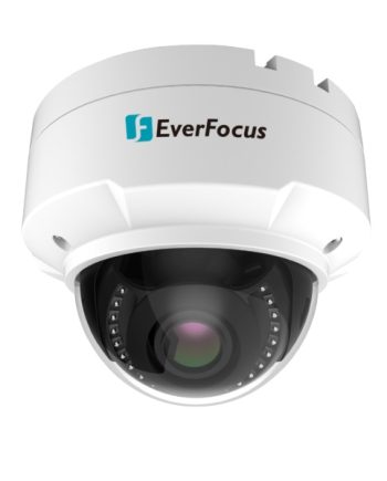 EverFocus EHN2850 8 Megapixel 4K Outdoor IR Dome Network Camera, 3.3-12mm Lens