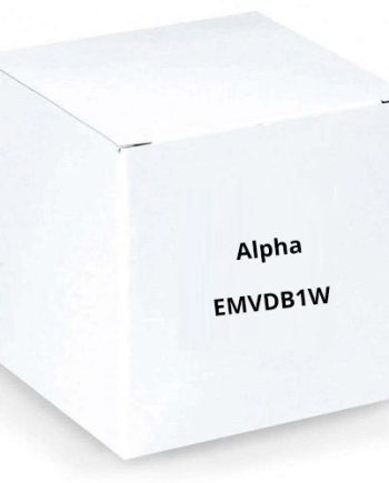 Alpha EMVDB1W Vandal-Resistant Keypad Digital Module, Used with DB1W Display Module, White