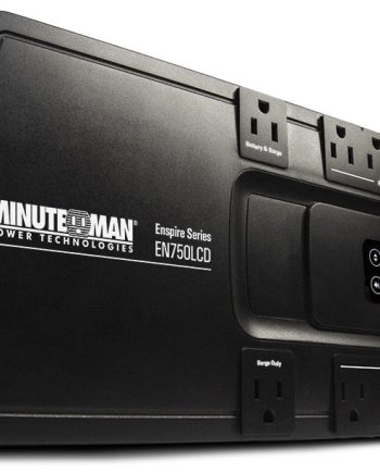 Minuteman EN750LCD EnSpire 750VA Standby Wall-Mountable UPS