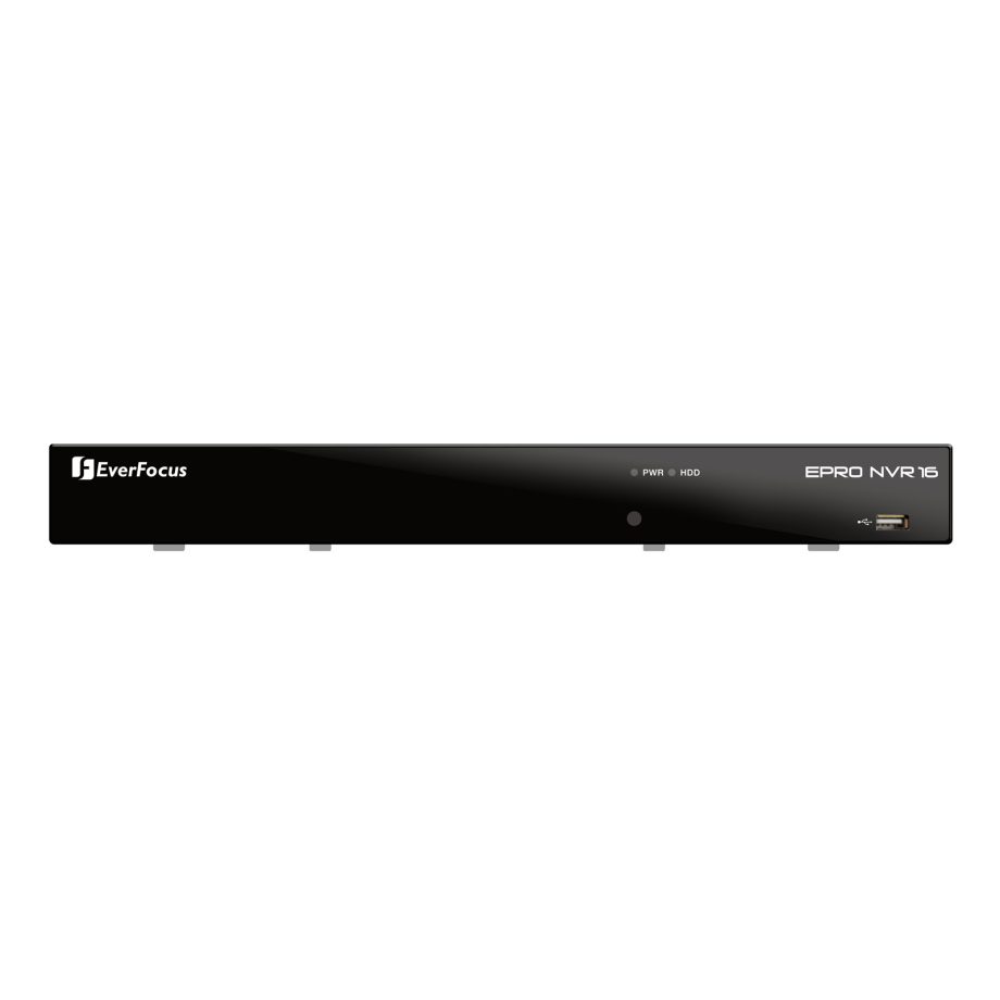 EverFocus EPRO16-4T 16 Channels Embedded Network Video Recorder, 4TB