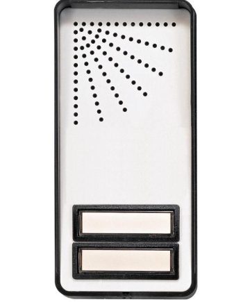 Alpha ES02S 2 Button Surface Economy Door Panel