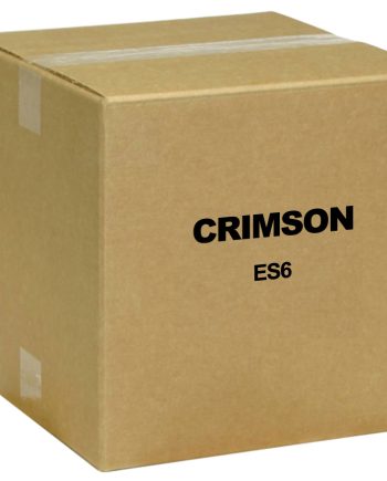 Crimson ES6 6” Drop-Single Pipe, Black