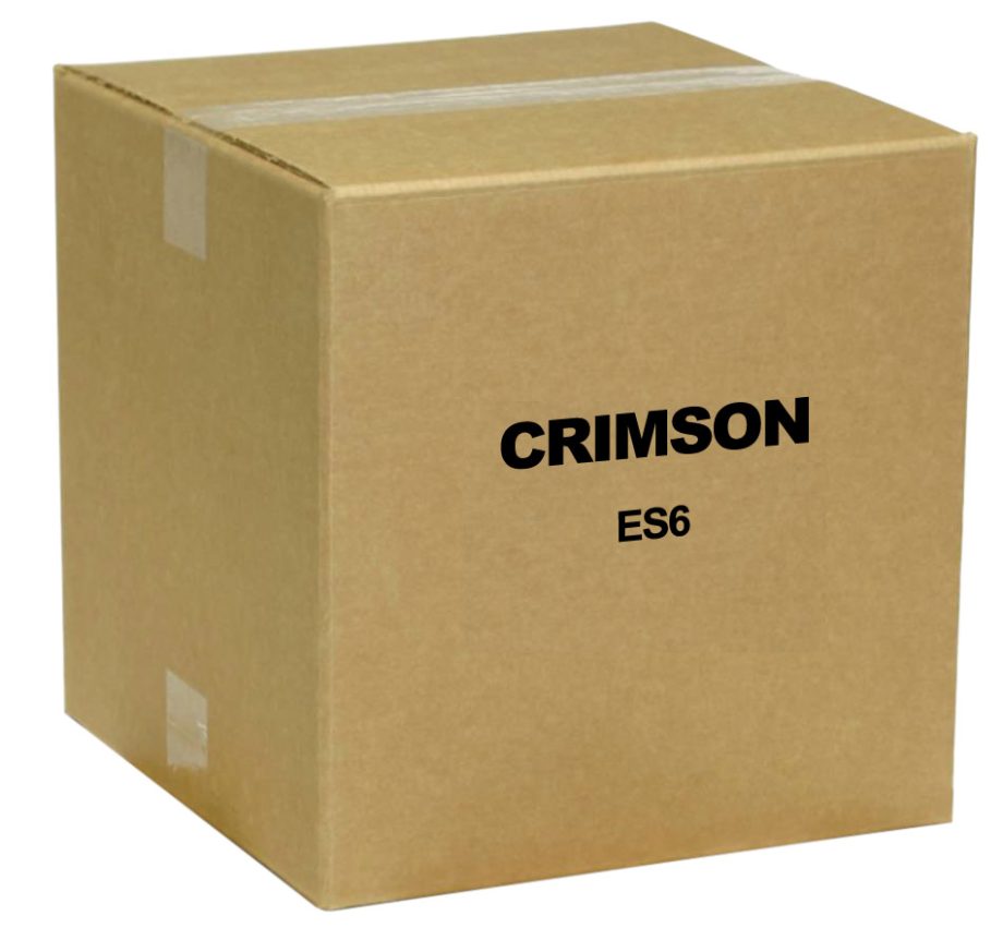 Crimson ES6 6” Drop-Single Pipe, Black