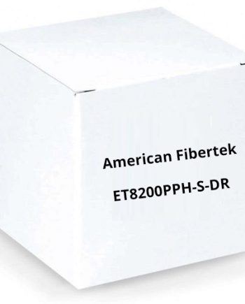 American Fibertek ET8200PpH-S-DR Hardened Unmanaged 8-port 10/100/1000Base-TX (PoE+) Ethernet Switch