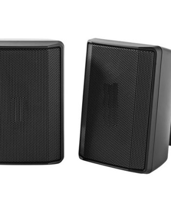 Bosch EVID-S4-2TB 4″ 2-Way 70/100V Commercial Loudspeaker, Pair, Black
