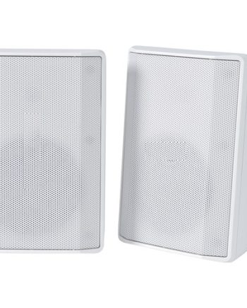 Bosch EVID-S5-2XW 5″ 2-Way 70/100V IP65-Rated Commercial Loudspeaker, Pair, White