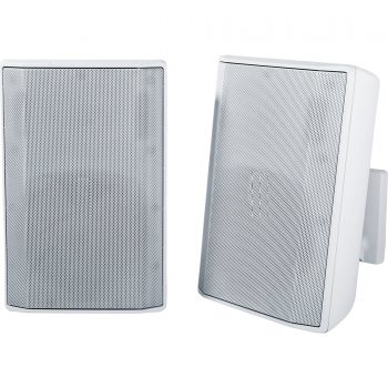 Bosch EVID-S8-2W 8″ 2-Way 8 Ohms Commercial Loudspeaker, Pair, White