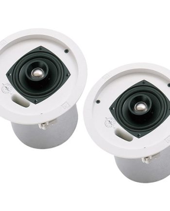 Bosch EVID-C4-2 4″ Coaxial Installation Speaker, White, Pair
