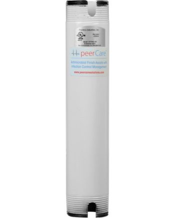 Peerless EXT006-AW 6″ Antimicrobial Fixed Extension Column, White