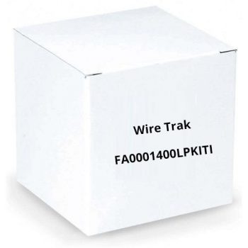 Wire Trak FA0001400LPKITI Raceway Kit, Low Profile Packaged Kit, Ivory