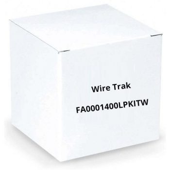 Wire Trak FA0001400LPKITW Raceway Kit, Low Profile Packaged Kit, White