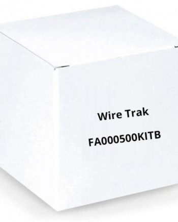 Wire Trak FA000500KITB Raceway Kit, 1″ X 1/2″ One Piece Packaged Kit, Black