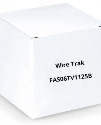 Wire Trak FAS06TV1125B Raceway Kit, Flat Screen TV Packaged Kit, Black