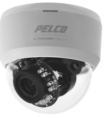 Pelco FD2-IRV10-6XC 650 TVL Analog Indoor Dome Camera, 2.8-10.5mm Lens, Includes Components: DD429, BB4-PSG-E, LD53PSB-1