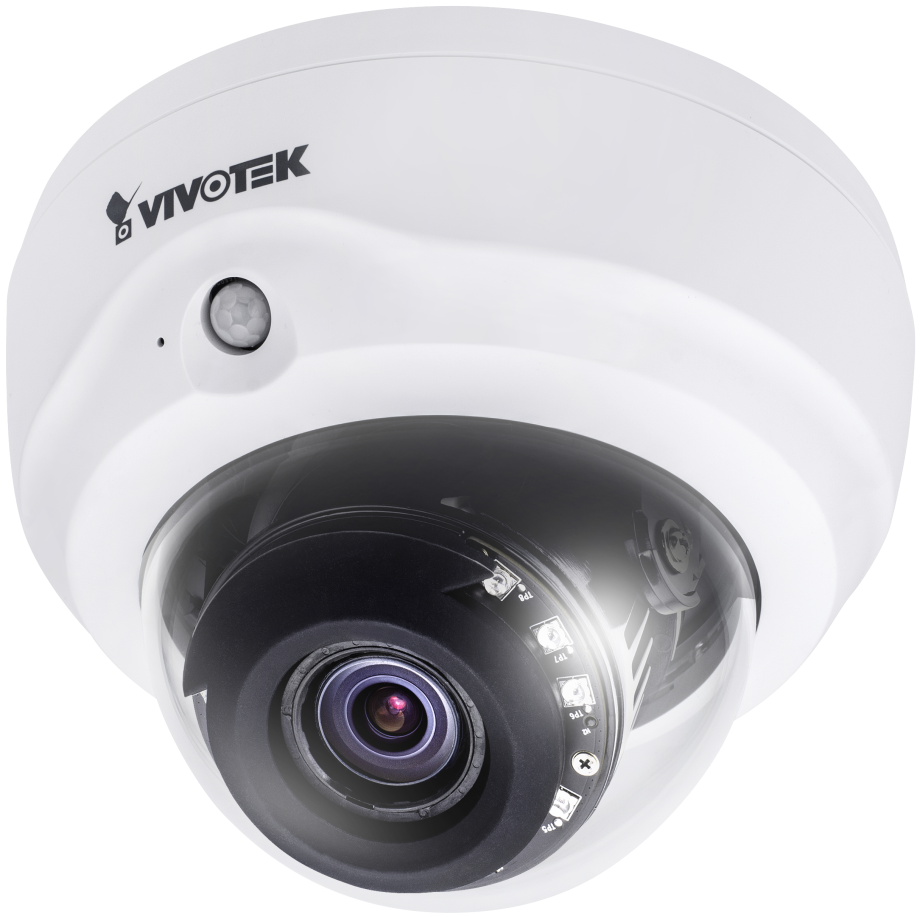 Vivotek FD816BA-HT 2 Megapixel Fixed Dome Network Camera,  2.8 -12mm Lens