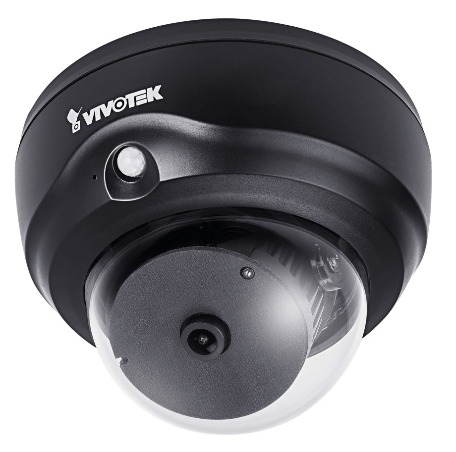 Vivotek FD8182-F1-B 5 Megapixel Fixed Dome Network Camera, 1.96mm Lens, Black