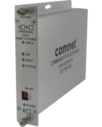 Comnet FDX70EAM1 Universal Data Point To Point “A” End, 1 Fiber, MM