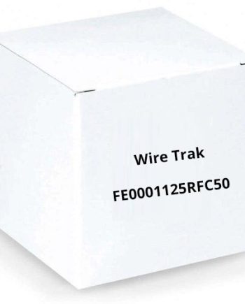 Wire Trak FE0001125RFC50 Coil Based Self Forming Raceway, 1 1/2″ x 3/4″ Raceway Roll, 50ft, Clear