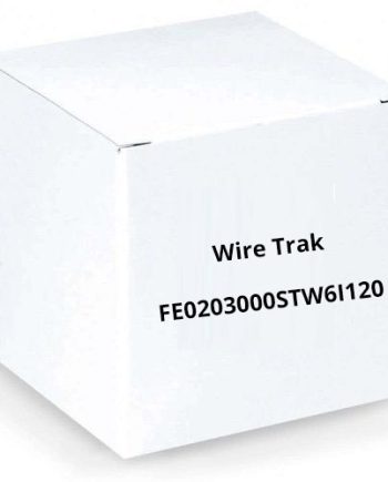 Wire Trak FE0203000STW6I120 Two Piece UV Solar Track, White, No Adhesive, 3″ x 1″ Solar Track, 120ft Ivory