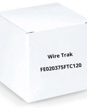 Wire Trak FE020375FTC120 Two Piece Flex Tab Clear Base 3/4″ x 1/2″ Raceway, 120ft, Clear