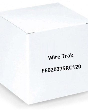 Wire Trak FE020375RC120 Two Piece 3/4″ x 1/2″ Raceway, 120ft, Clear