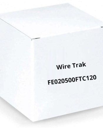 Wire Trak FE020500FTC120 Two Piece Flex Tab, Clear Base 1″ x 1/2″ Raceway, 120ft, Clear
