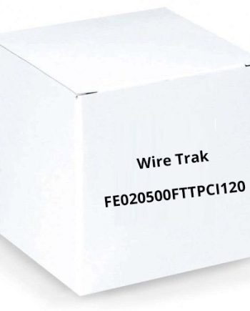 Wire Trak FE020500FTTPCI120 Tamper Resistant Raceway 1″ x 1/2″ Cover, 120ft, Ivory