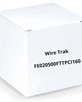 Wire Trak FE020500FTTPCI160 Tamper Resistant Raceway 1″ x 1/2″ Cover, 160ft, Ivory