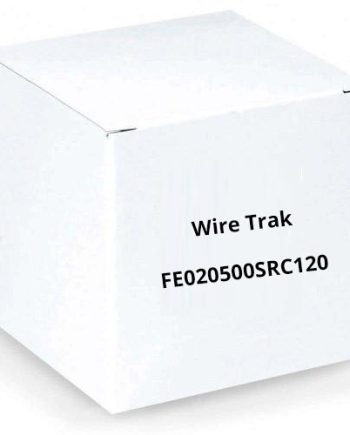 Wire Trak FE020500SRC120 One Piece Latching 1″ x 1/2″ Surface Raceway, 120ft, Clear