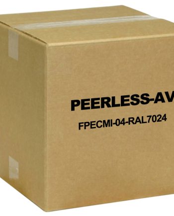 Peerless-AV FPECMI-04-RAL7024 TV Enclosure Ceiling Mount for I-Beam with 4′ Extension