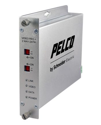 Pelco FRV10D1M1ST 1 Channel Video Bi-Direct RX ST Connector, Multi-Mode