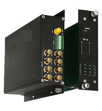 American Fibertek FT110AB-SST 1-Channel Video with 1-Channel Bidirectional Transceiver Card Module, Single-mode