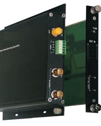 American Fibertek FT210AB-SSR 2 Channel Video Receiver with 1 Channel Audio Transceiver, Single Mode