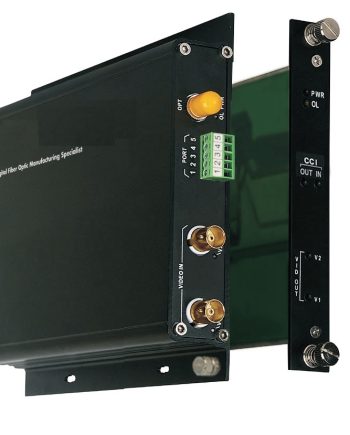 American Fibertek FT210CB-SSTL 2 Channel Long-haul Video Transmitter with 1 Channel Contact Closure Transceiver, Single Mode