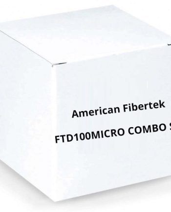 American Fibertek FTD100Micro Combo SM Includes FTD100Micro-SMT, FTD100Micro-SMR and Power Supplies for Microtype 8-bit Digital 1-Channel Video, Singlemode