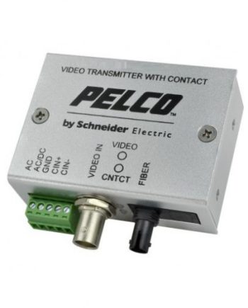 Pelco FTV10S1FCM 1 Channel Miniature Fiber Transmitter with FC Connector, Single Mode