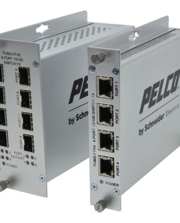 Pelco FUMS-FFX4TX4 4 Port Unmanaged Ethernet Switches