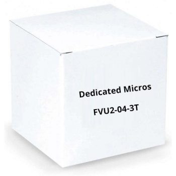 Dedicated Micros FVU2-04-3T FireVu Server Capable of Analysing 4 Analogue Camera Inputs Expandable to 8