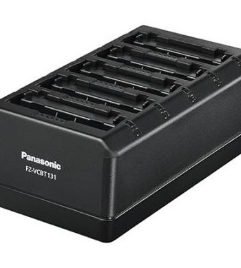 Panasonic FZ-VCBT131M 5-Bay Battery Charger for T1 with 100W Power Supply and AC Cord