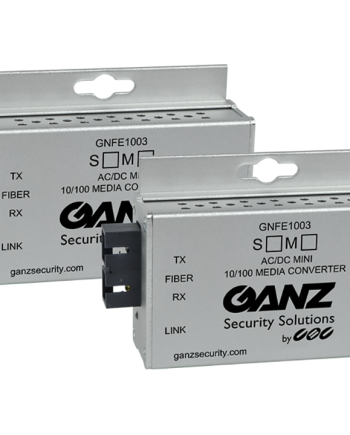 Ganz GKFE1003MAC2-M 2x 100Mbps Mini Media Converter, SC Connector, SM, 2 Fiber