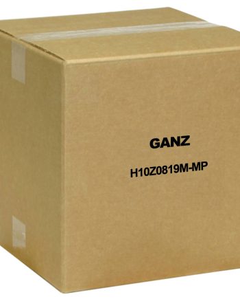 Ganz H10Z0819M-MP 1.3 Megapixel C-Mount 8-80mm Lens, DC Auto-Iris Preset with 3 Motors