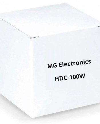 MG Electronics HDC-100W Heavy Duty Power/Video 20 AWG Cable 100′, White