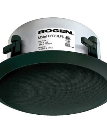 Bogen HFCS1LPB High-Fidelity Ceiling Speaker, Black