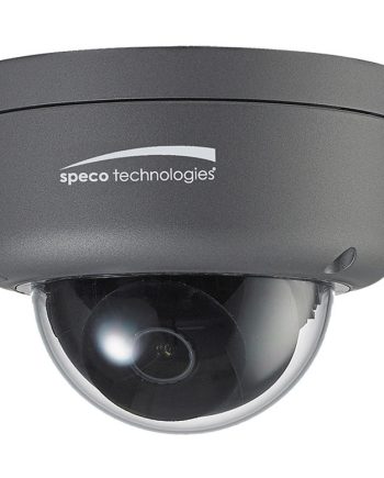 Speco HiD8 2 Megapixel Day/Night Outdoor HD-TVI Dome Camera, 3.6mm Lens, Dark Grey