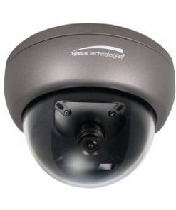 Speco HINT13T 1080p HD-TVI Intensifier T Series Miniature Weather/Vandal/Tamper Resistant Dome Camera, 2.8mm Lens, Dark Gray Housing