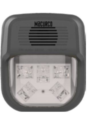 Macurco HS-C Horn Strobe Combo, Clear