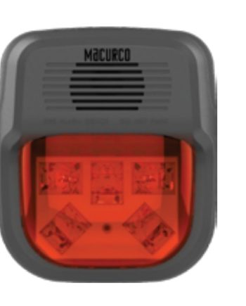 Macurco HS-R Horn Strobe Combo, Red