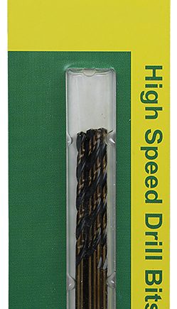 LH Dottie HS13C 13/64″ High Speed Steel Drills, Carded 2 pack