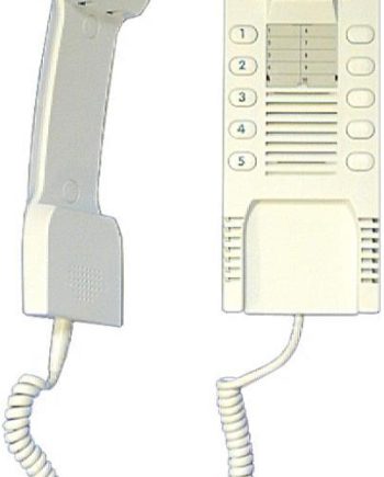 Alpha HT2006-5WH 5 Call Wall Handset Buzz, Use with NH209 Series Power Supply/Amplifier, White